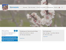 Tablet Screenshot of duernstein.at